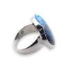 bague argent apatite femme