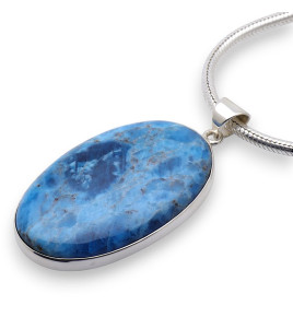 pendentif apatite bleue femme