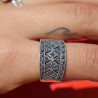 bague argent marcassite