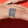 bague argent marcassite