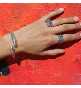 bague argent marcassite femme