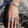 bague argent marcassite