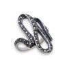 bague argent marcassite femme