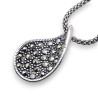 pendentif marcassite argent