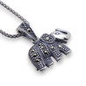 pendentif éléphant argent