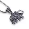 pendentif éléphant argent