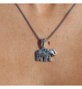 marcassite pendentif argent