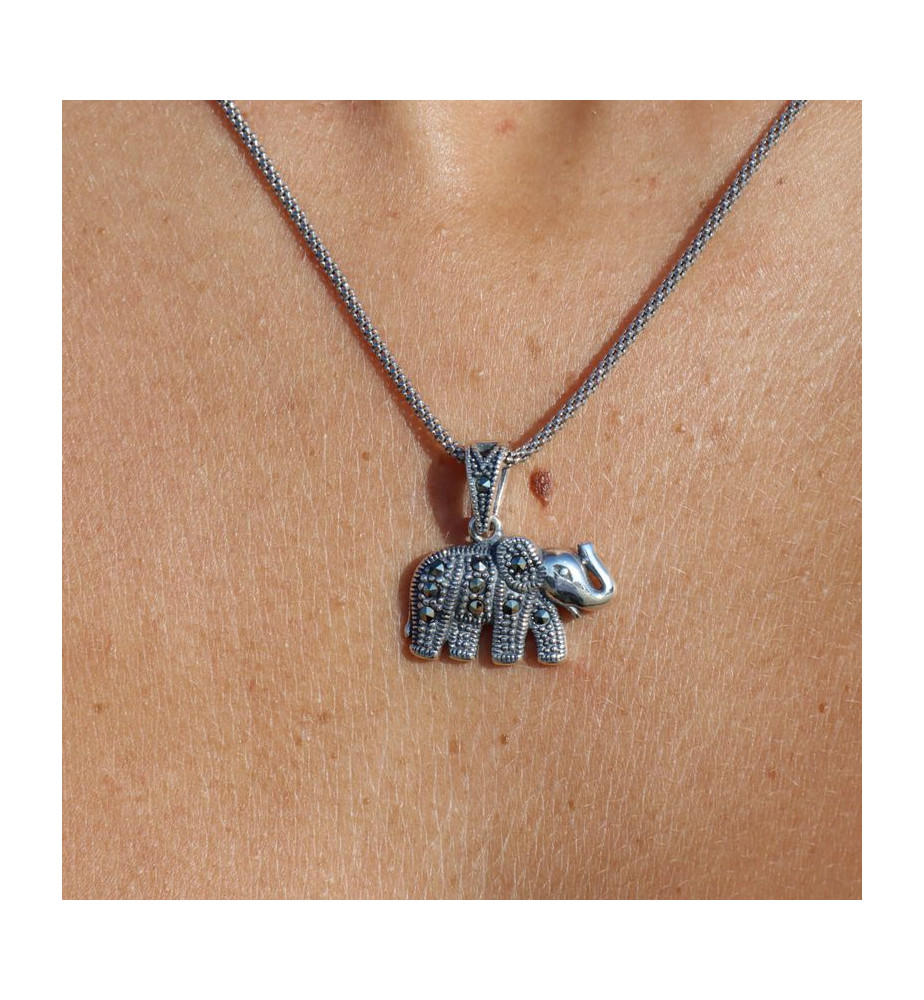 marcassite pendentif argent