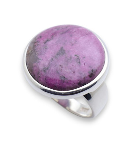 bague cobaltocalcite argent