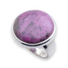 bague cobaltocalcite argent