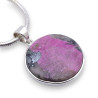pendentif argent cobaltocalcite