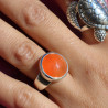 bague argent cornaline femme