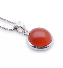 cornaline pendentif