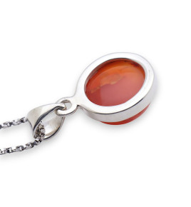 pendentif cornaline femme