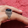 bague onyx noir