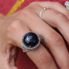 bague onyx argent