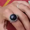 bague onyx argent