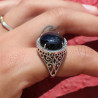 bague onyx et marcassite