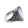 bague argent nacre originale