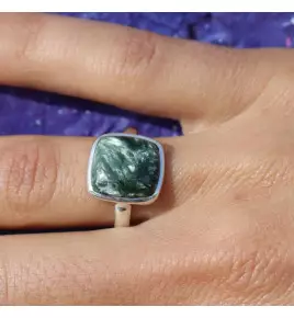 bague séraphinite argent