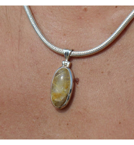 pendentif quartz rutile