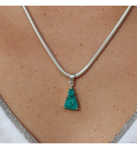 pendentif dioptase femme