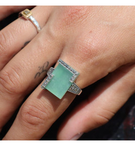 bague jade verte