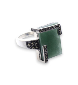 bague jade vert haut de gamme