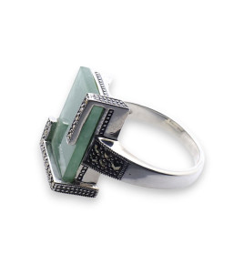 bague jade vert femme