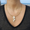 pendentif argent oxydé
