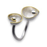 bague argent oxydé