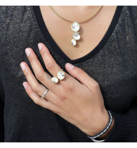 bague argent femme