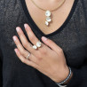 bague argent femme