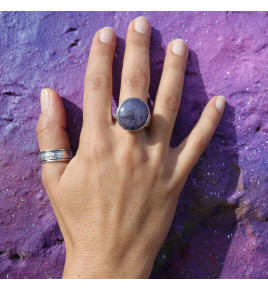 bague avec rubis