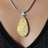 ambre laiteux pendentif