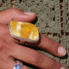 bague ambre véritable