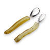 boucles d'oreilles ambre