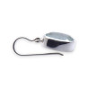 boucles d'oreilles argent pierre bleue