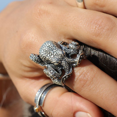 bague argent homme