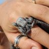 bague argent homme