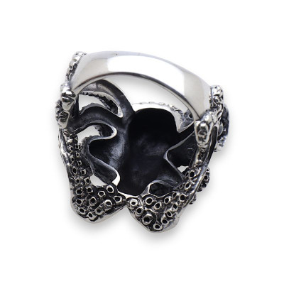 bague pieuvre homme