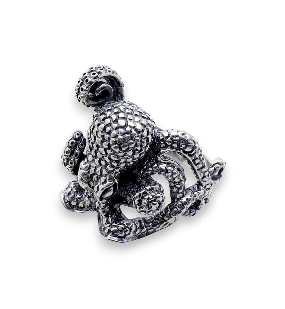 bague pieuvre femme