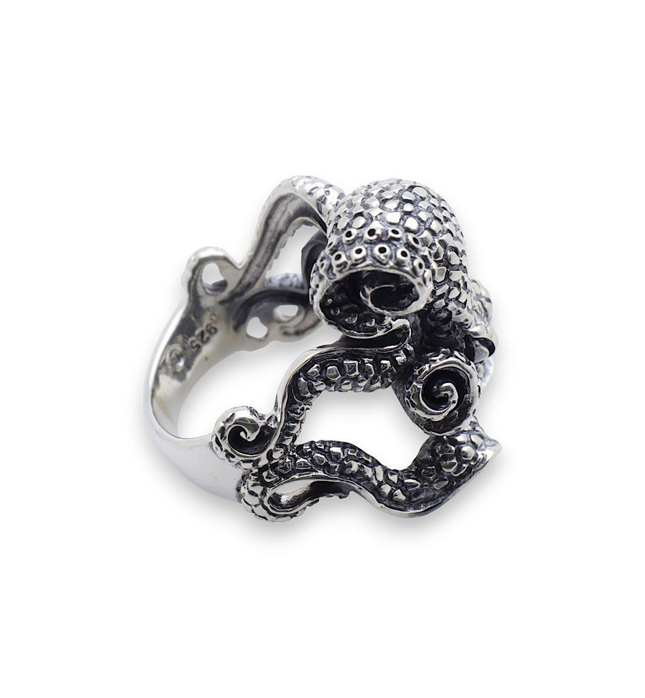 bague poulpe femme