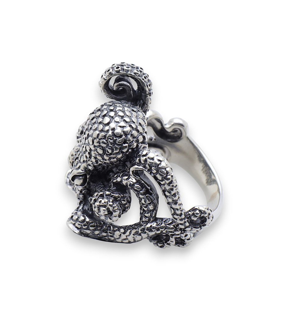 bague poulpe homme