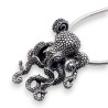pendentif poulpe argent