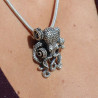 pendentif poulpe argent 925
