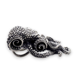 pieuvre pendentif femme