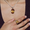 pendentif citrine