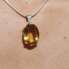 citrine bijoux argent