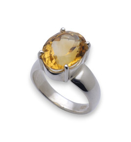 citrine bijoux argent